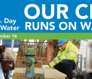 Imagine a Day Without Water Graphic highlighting the event