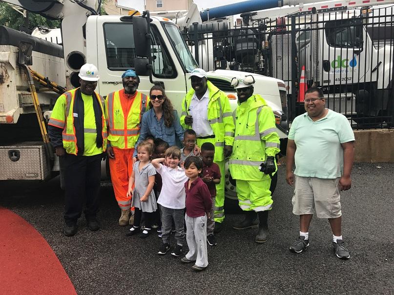 The DC Water Team with J.O. Wilson Students