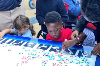 Young students share how they value the city's drinking water. 