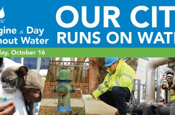 Imagine a Day Without Water Graphic highlighting the event